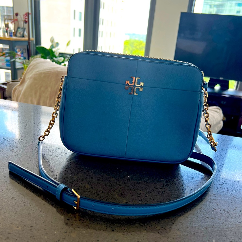 Tory Burch, light blue, cross body bag